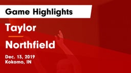 Taylor  vs Northfield  Game Highlights - Dec. 13, 2019