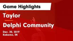 Taylor  vs Delphi Community  Game Highlights - Dec. 20, 2019