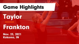 Taylor  vs Frankton  Game Highlights - Nov. 23, 2021
