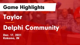 Taylor  vs Delphi Community  Game Highlights - Dec. 17, 2021