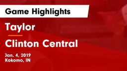 Taylor  vs Clinton Central  Game Highlights - Jan. 4, 2019