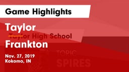 Taylor  vs Frankton  Game Highlights - Nov. 27, 2019