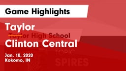 Taylor  vs Clinton Central  Game Highlights - Jan. 10, 2020