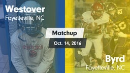 Matchup: Westover  vs. Byrd  2016