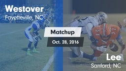 Matchup: Westover  vs. Lee  2016