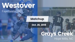 Matchup: Westover  vs. Grays Creek  2018