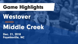 Westover  vs Middle Creek  Game Highlights - Dec. 21, 2018
