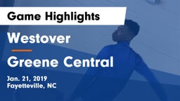Westover  vs Greene Central  Game Highlights - Jan. 21, 2019