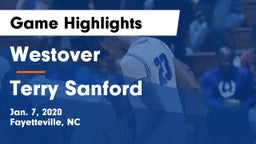 Westover  vs Terry Sanford  Game Highlights - Jan. 7, 2020