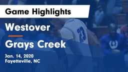 Westover  vs Grays Creek  Game Highlights - Jan. 14, 2020