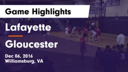 Lafayette  vs Gloucester  Game Highlights - Dec 06, 2016