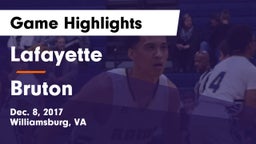 Lafayette  vs Bruton  Game Highlights - Dec. 8, 2017