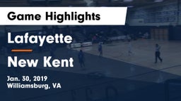 Lafayette  vs New Kent  Game Highlights - Jan. 30, 2019