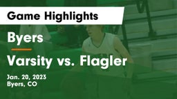 Byers  vs Varsity vs. Flagler Game Highlights - Jan. 20, 2023