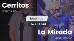 Matchup: Cerritos  vs. La Mirada  2017