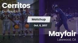 Matchup: Cerritos  vs. Mayfair  2017