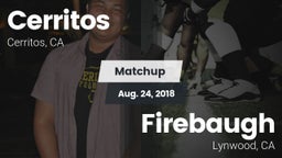 Matchup: Cerritos  vs. Firebaugh  2018