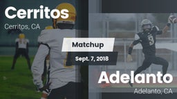 Matchup: Cerritos  vs. Adelanto  2018