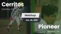 Matchup: Cerritos  vs. Pioneer  2019