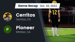 Recap: Cerritos  vs. Pioneer  2022