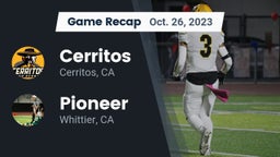 Recap: Cerritos  vs. Pioneer  2023