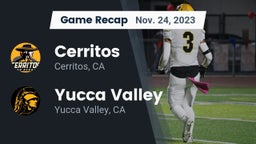 Recap: Cerritos  vs. Yucca Valley  2023
