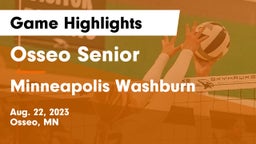 Osseo Senior  vs Minneapolis Washburn  Game Highlights - Aug. 22, 2023