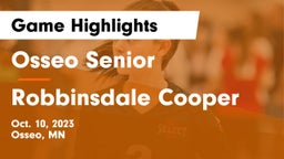Osseo Senior  vs Robbinsdale Cooper  Game Highlights - Oct. 10, 2023