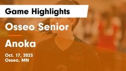 Osseo Senior  vs Anoka  Game Highlights - Oct. 17, 2023