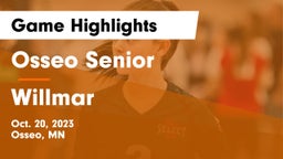 Osseo Senior  vs Willmar  Game Highlights - Oct. 20, 2023