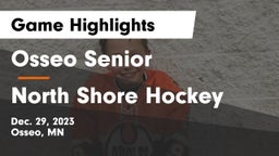 Osseo Senior  vs North Shore  Hockey Game Highlights - Dec. 29, 2023