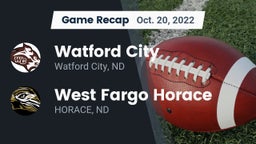 Recap: Watford City  vs. West Fargo Horace  2022