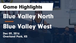 Blue Valley North  vs Blue Valley West  Game Highlights - Dec 09, 2016