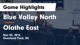 Blue Valley North  vs Olathe East  Game Highlights - Dec 02, 2016