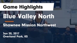 Blue Valley North  vs Shawnee Mission Northwest  Game Highlights - Jan 20, 2017