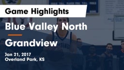 Blue Valley North  vs Grandview  Game Highlights - Jan 21, 2017