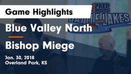Blue Valley North  vs Bishop Miege  Game Highlights - Jan. 30, 2018