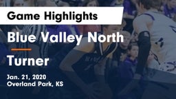 Blue Valley North  vs Turner  Game Highlights - Jan. 21, 2020