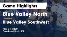 Blue Valley North  vs Blue Valley Southwest  Game Highlights - Jan. 31, 2020