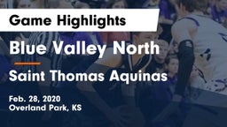 Blue Valley North  vs Saint Thomas Aquinas  Game Highlights - Feb. 28, 2020