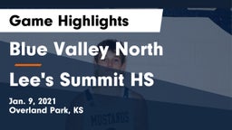 Blue Valley North  vs Lee's Summit HS Game Highlights - Jan. 9, 2021