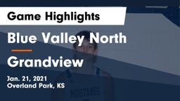 Blue Valley North  vs Grandview  Game Highlights - Jan. 21, 2021