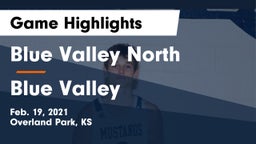 Blue Valley North  vs Blue Valley  Game Highlights - Feb. 19, 2021