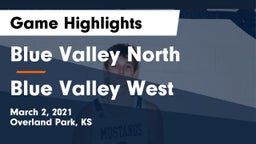 Blue Valley North  vs Blue Valley West Game Highlights - March 2, 2021