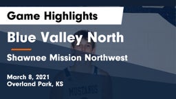 Blue Valley North  vs Shawnee Mission Northwest  Game Highlights - March 8, 2021
