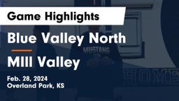Blue Valley North  vs MIll Valley  Game Highlights - Feb. 28, 2024