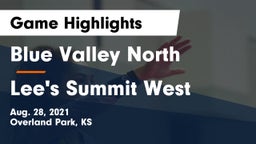 Blue Valley North  vs Lee's Summit West  Game Highlights - Aug. 28, 2021