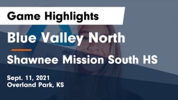 Blue Valley North  vs Shawnee Mission South HS Game Highlights - Sept. 11, 2021