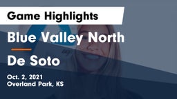 Blue Valley North  vs De Soto  Game Highlights - Oct. 2, 2021