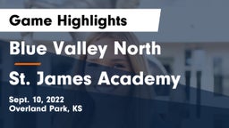 Blue Valley North  vs St. James Academy  Game Highlights - Sept. 10, 2022